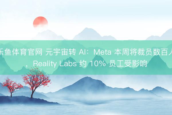 乐鱼体育官网 元宇宙转 AI：Meta 本周将裁员数百人，Reality Labs 约 10% 员工受影响