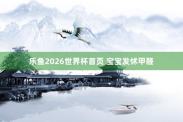 乐鱼2026世界杯首页 宝宝发怵甲醛