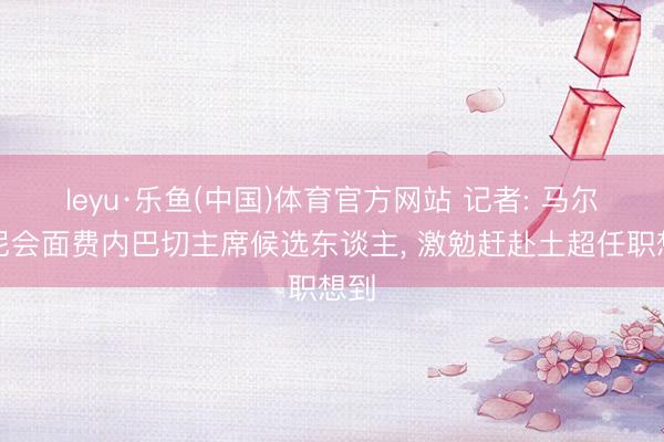 leyu·乐鱼(中国)体育官方网站 记者: 马尔蒂尼会面费内巴切主席候选东谈主, 激勉赶赴土超任职想到