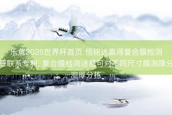 乐鱼2026世界杯首页 恒铭达赢得复合膜检测迷惑联系专利， 复合膜检测迷惑可对不同尺寸膜测厚分拣
